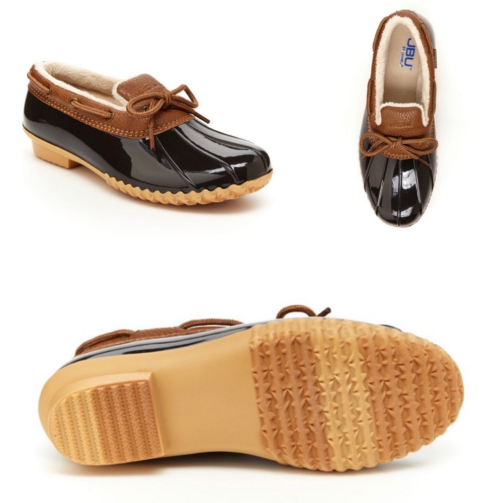 Meet Woodberry, a feminine slip-on duck shoe